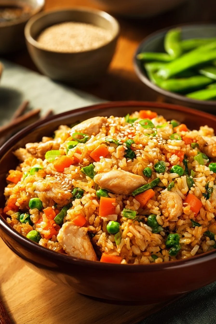 Chinese Chicken Rice Menu Authentic Chinese Chicken Fried Rice