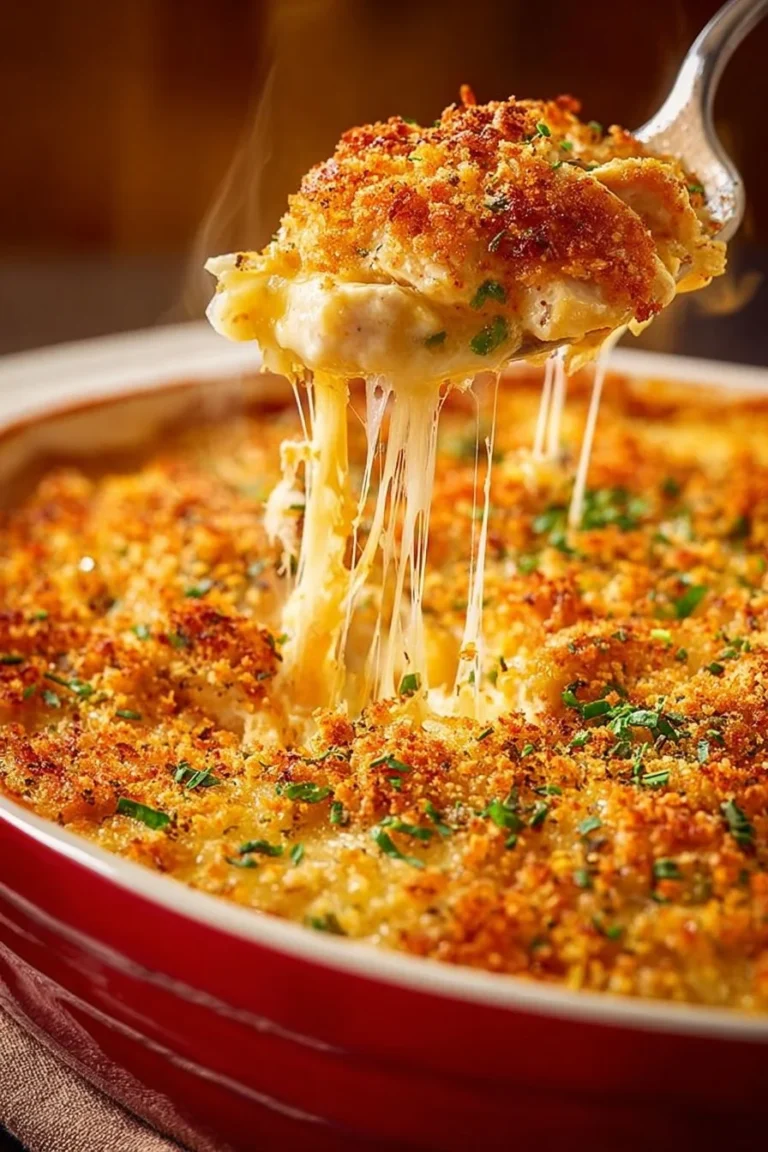 Delicious Crack Chicken Casserole served in a bowl