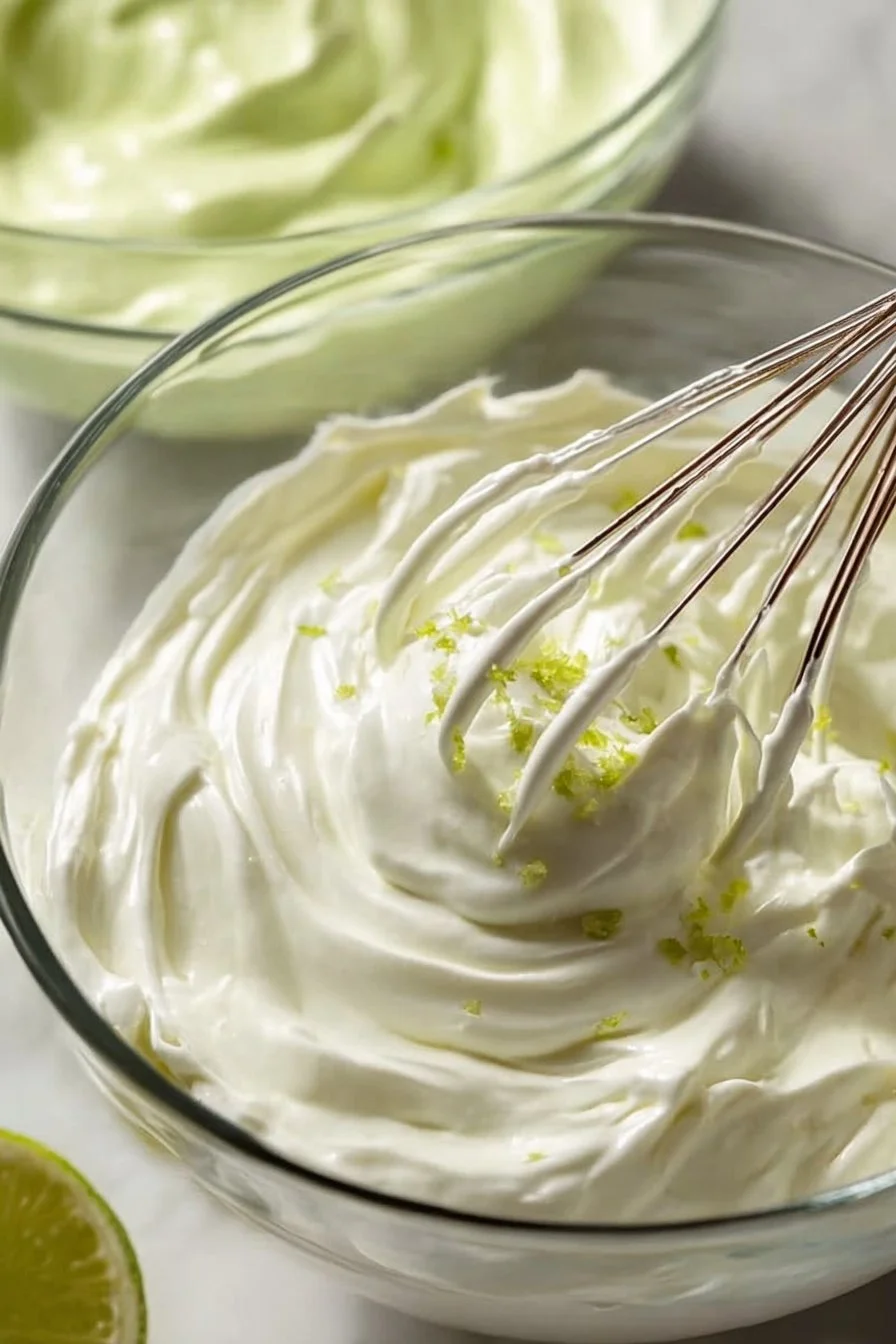 Delicious Keto Lime Mousse Cups served in dessert glasses
