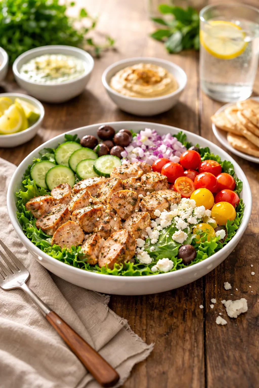 Greek Chicken Bowls