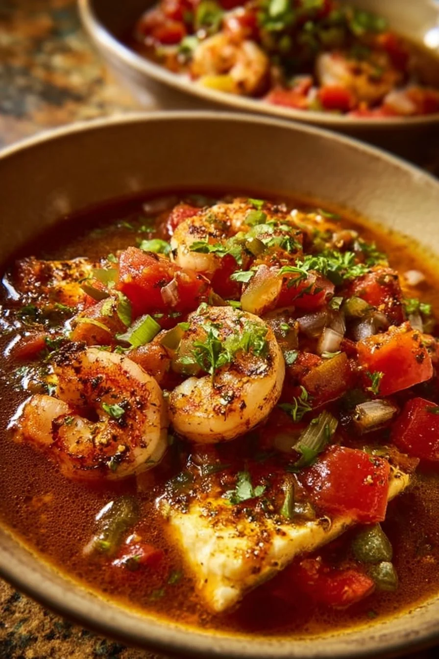 A bowl of Shipwreck Stew filled with vegetables and meat, perfect for a cozy meal
