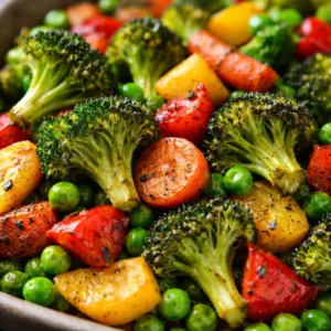 Delicious healthy vegetable side dish ready to accompany any meal.