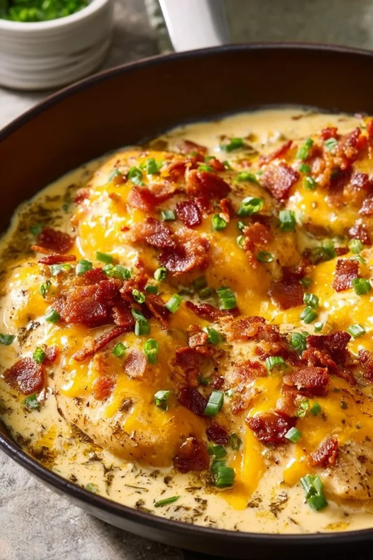 Delicious Bacon Ranch Chicken dish served with fresh greens