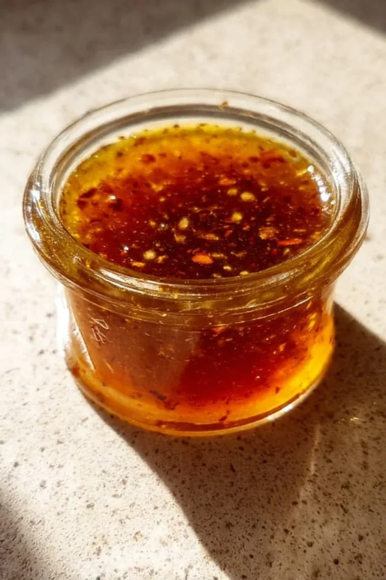 Delicious homemade Chipotle Vinaigrette dressing drizzled on a fresh salad