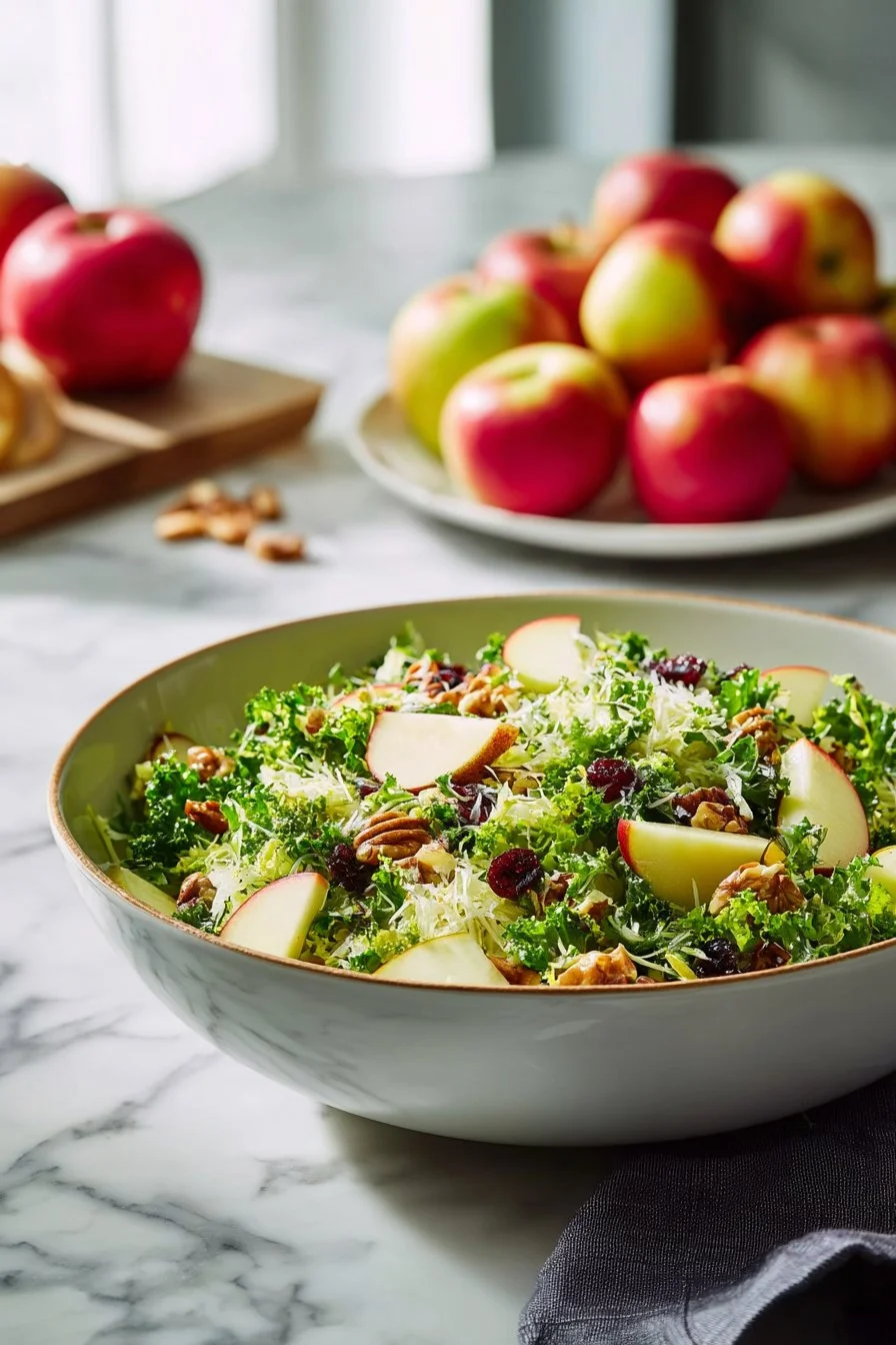 Crispy Easter Brussels Sprout Salad featuring fresh ingredients and vibrant colors.