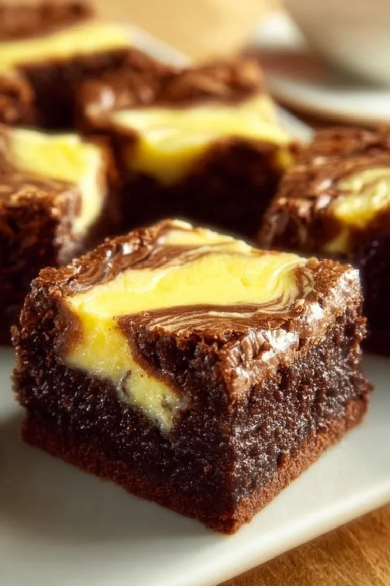 Deliciously rich deviled brownies topped with a chocolate glaze