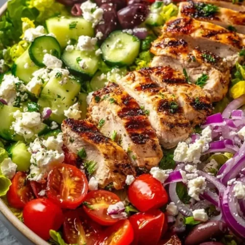 Grilled Chicken Greek Salad
