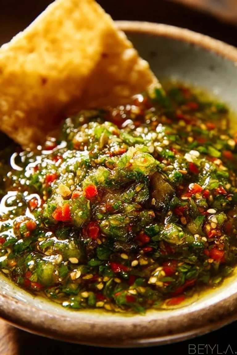 A vibrant bowl of homemade jalapeno salsa with cilantro and lime.