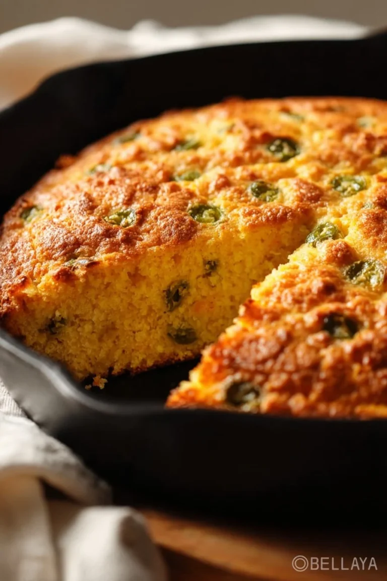 Delicious homemade Mexican Cornbread served with toppings