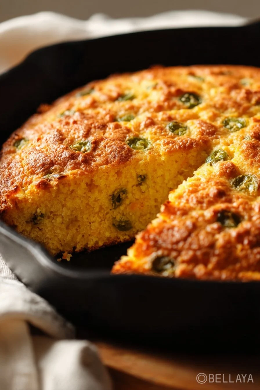 Delicious homemade Mexican Cornbread served with toppings