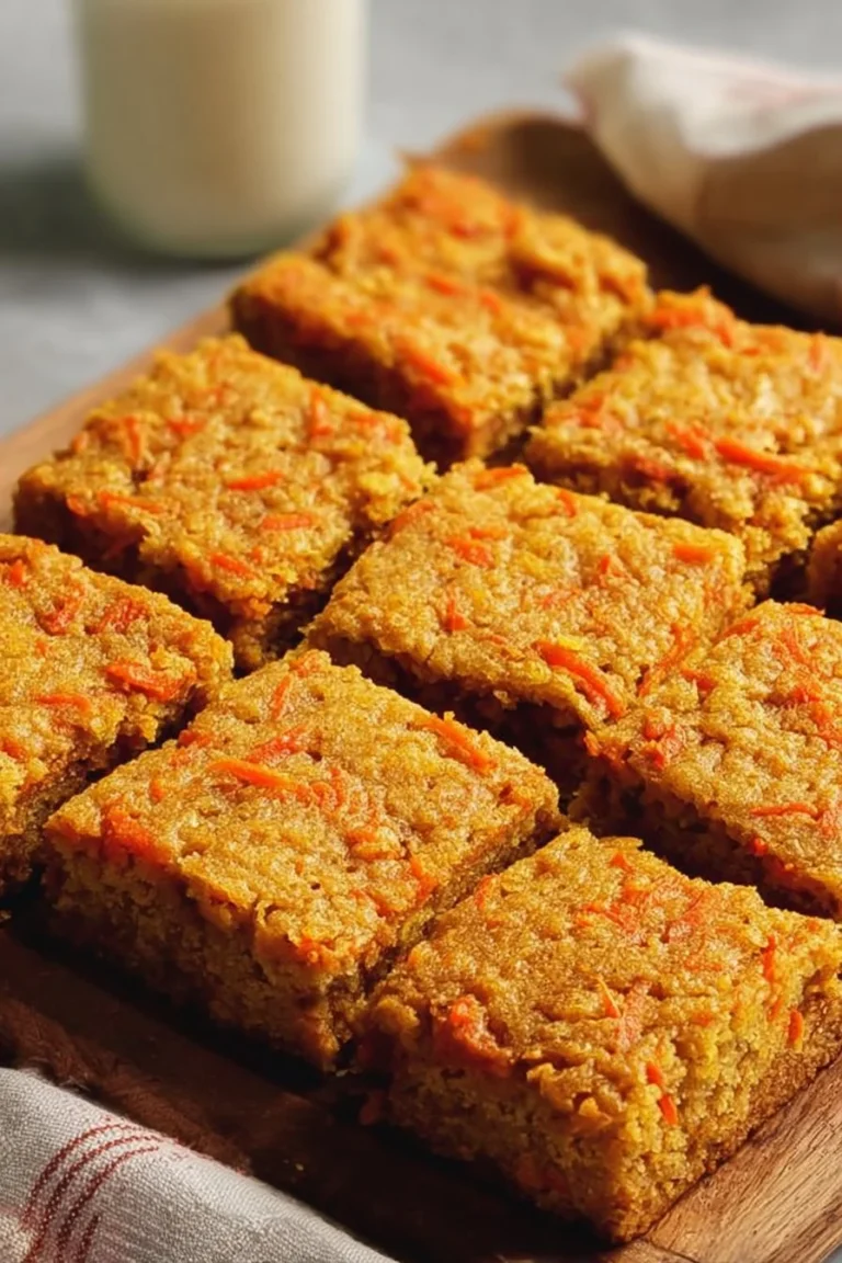 Slice of delicious simple carrot cake without frosting on a plate