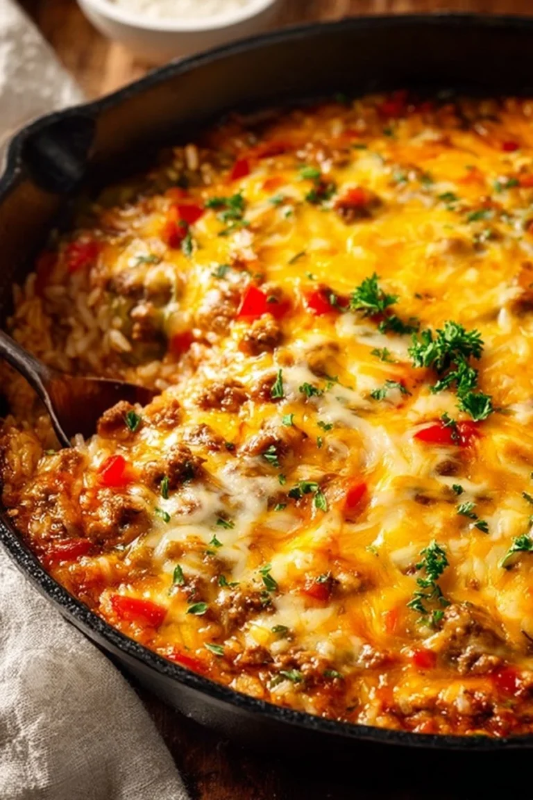 Delicious unstuffed peppers served in a bowl with colorful veggies.