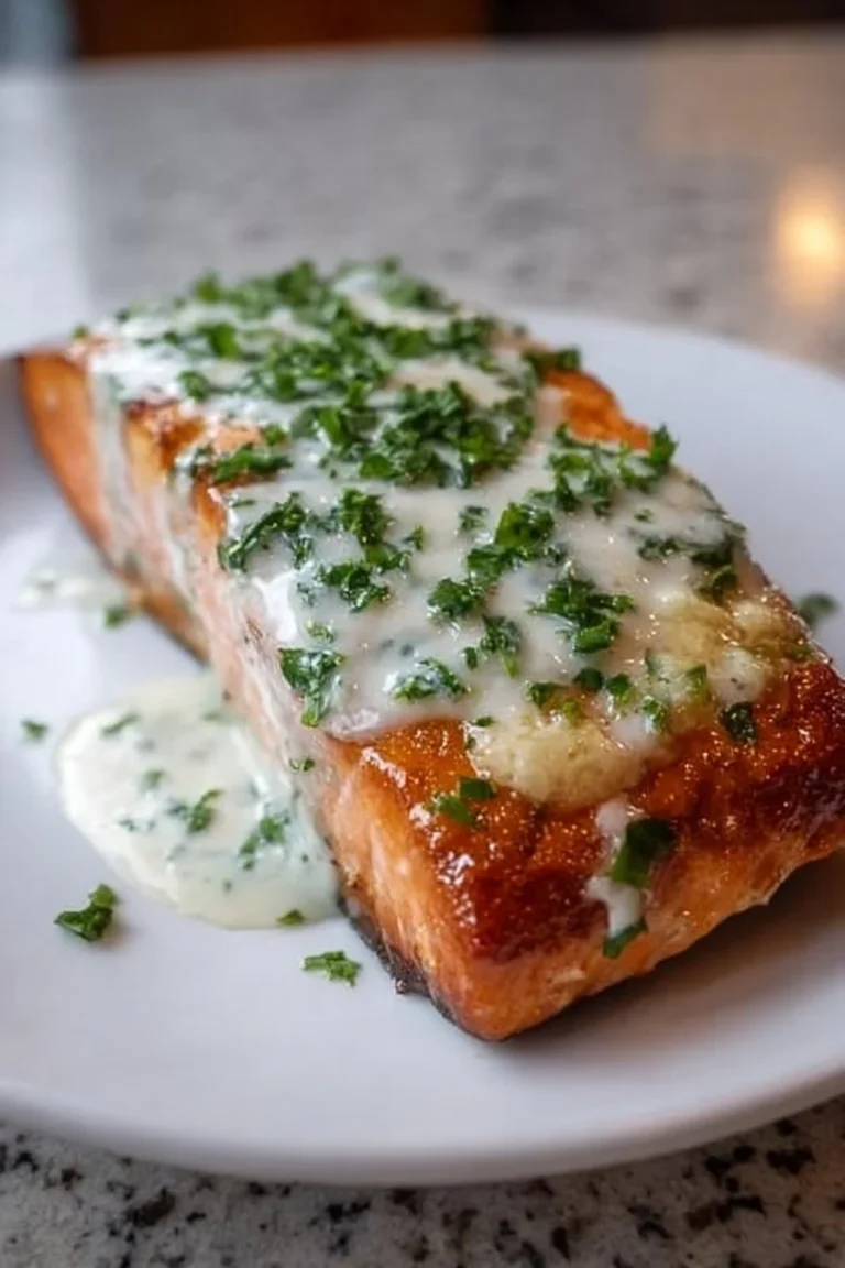 Boursin Salmon dish featuring creamy cheese and smoked salmon on a plate.