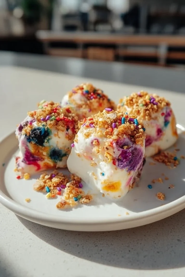 Delicious yogurt bites in a bowl, perfect snack for a healthy lifestyle.
