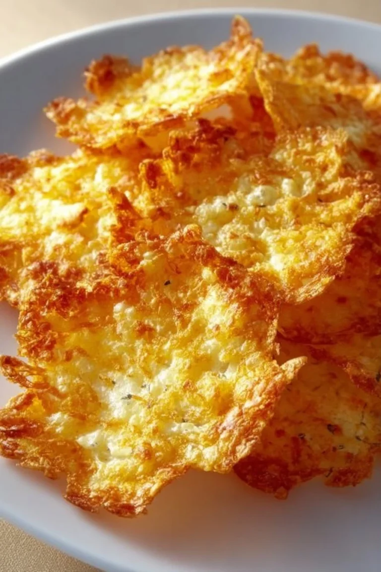 Healthy and crunchy cottage cheese chips served in a bowl.