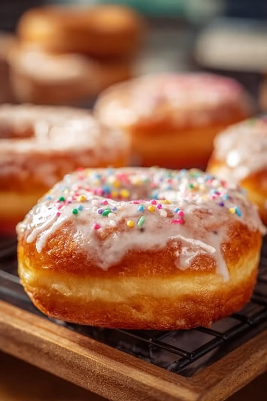 Colorful and deliciously fun donut bars topped with sprinkles and icing