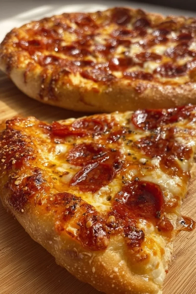 Delicious hot honey pizza with drizzled honey and spicy toppings