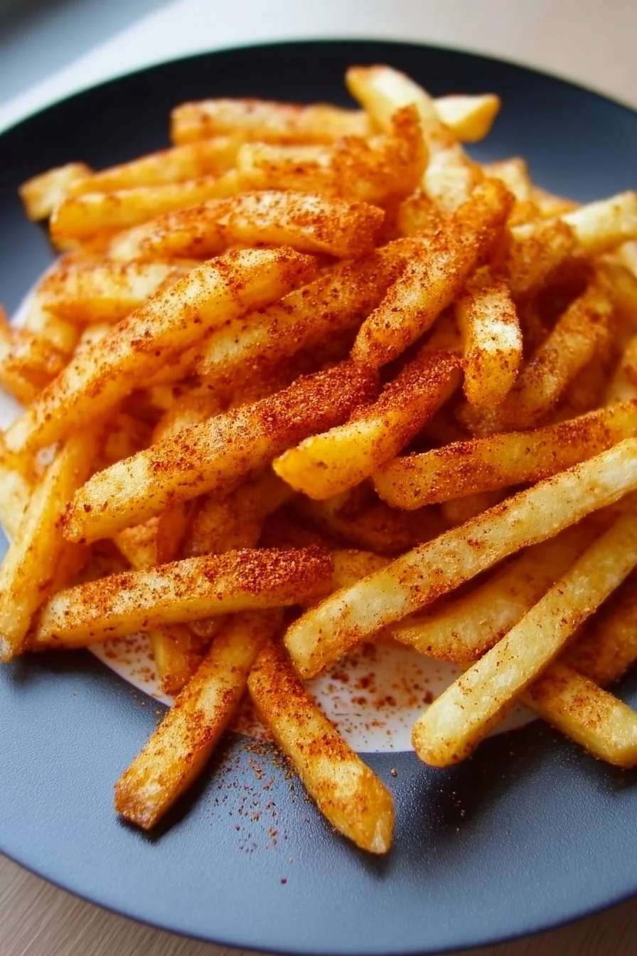 Delicious Smash Burger served with crispy fries