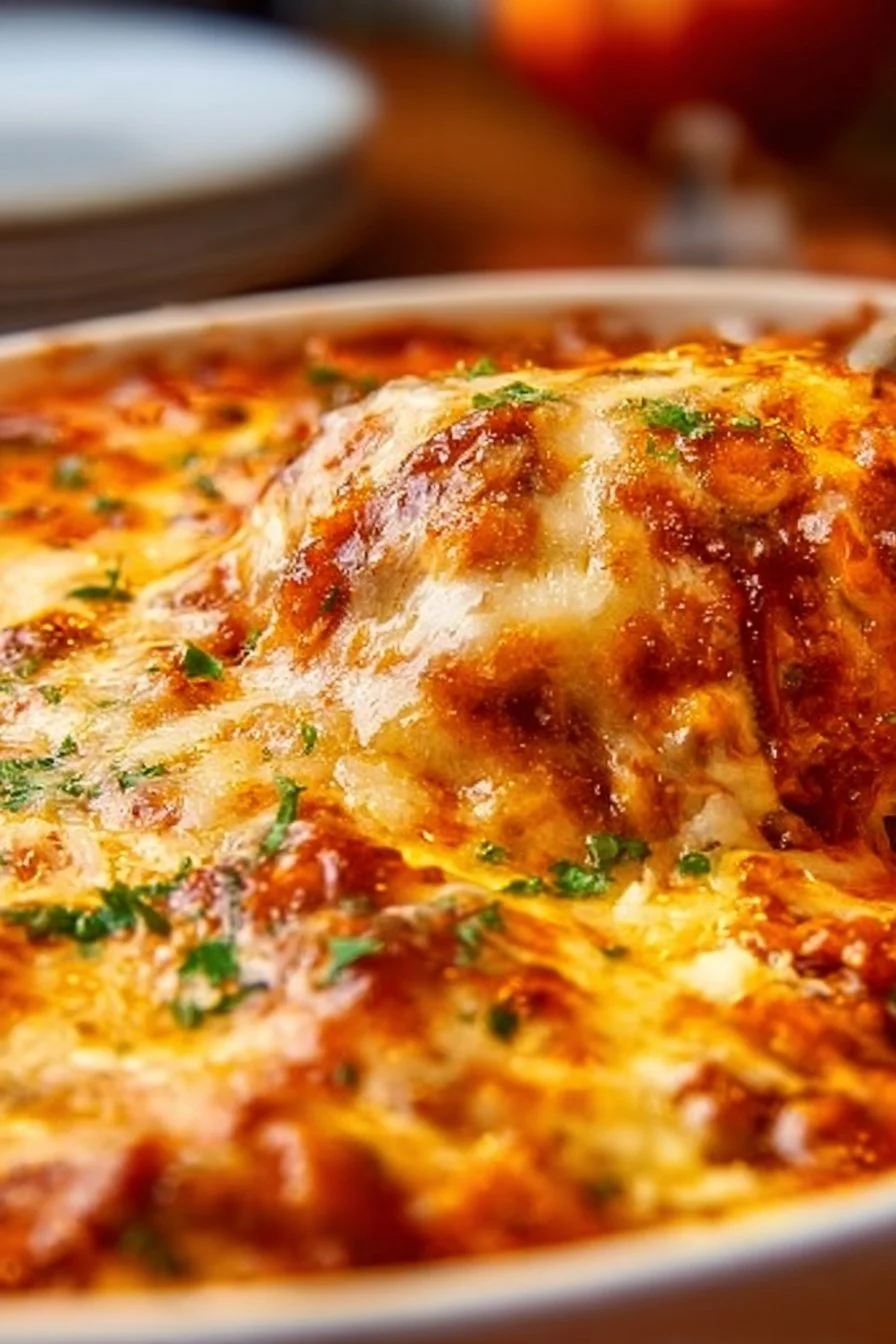 Delicious unstuffed peppers served on a plate with fresh herbs.
