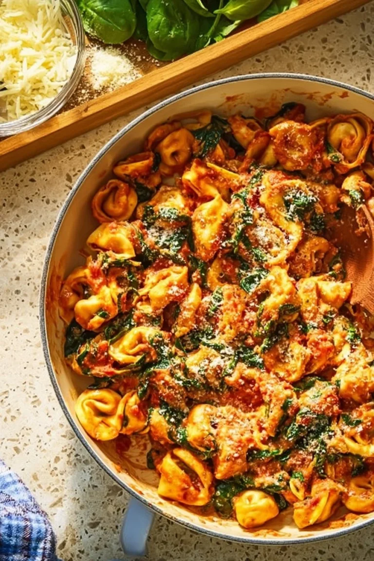 A plate of Vegetarian Marry Me Pasta garnished with herbs.