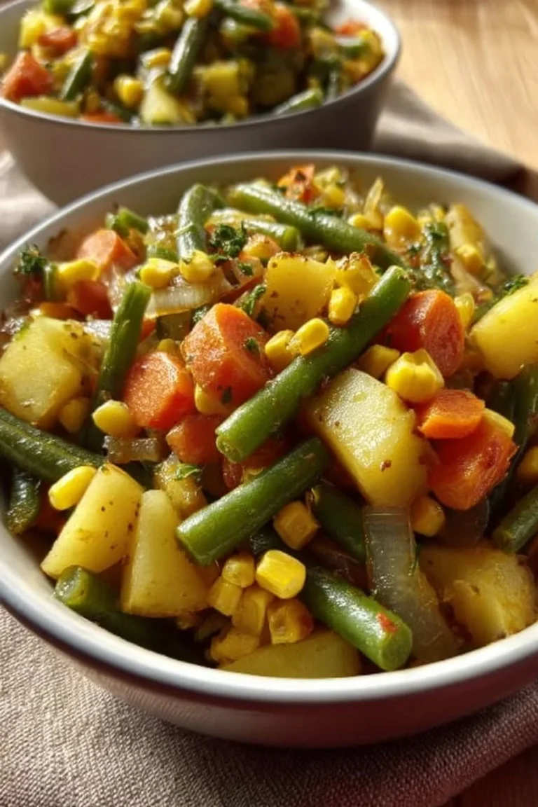 Amish Thanksgiving concoction featuring traditional dishes and festive decor