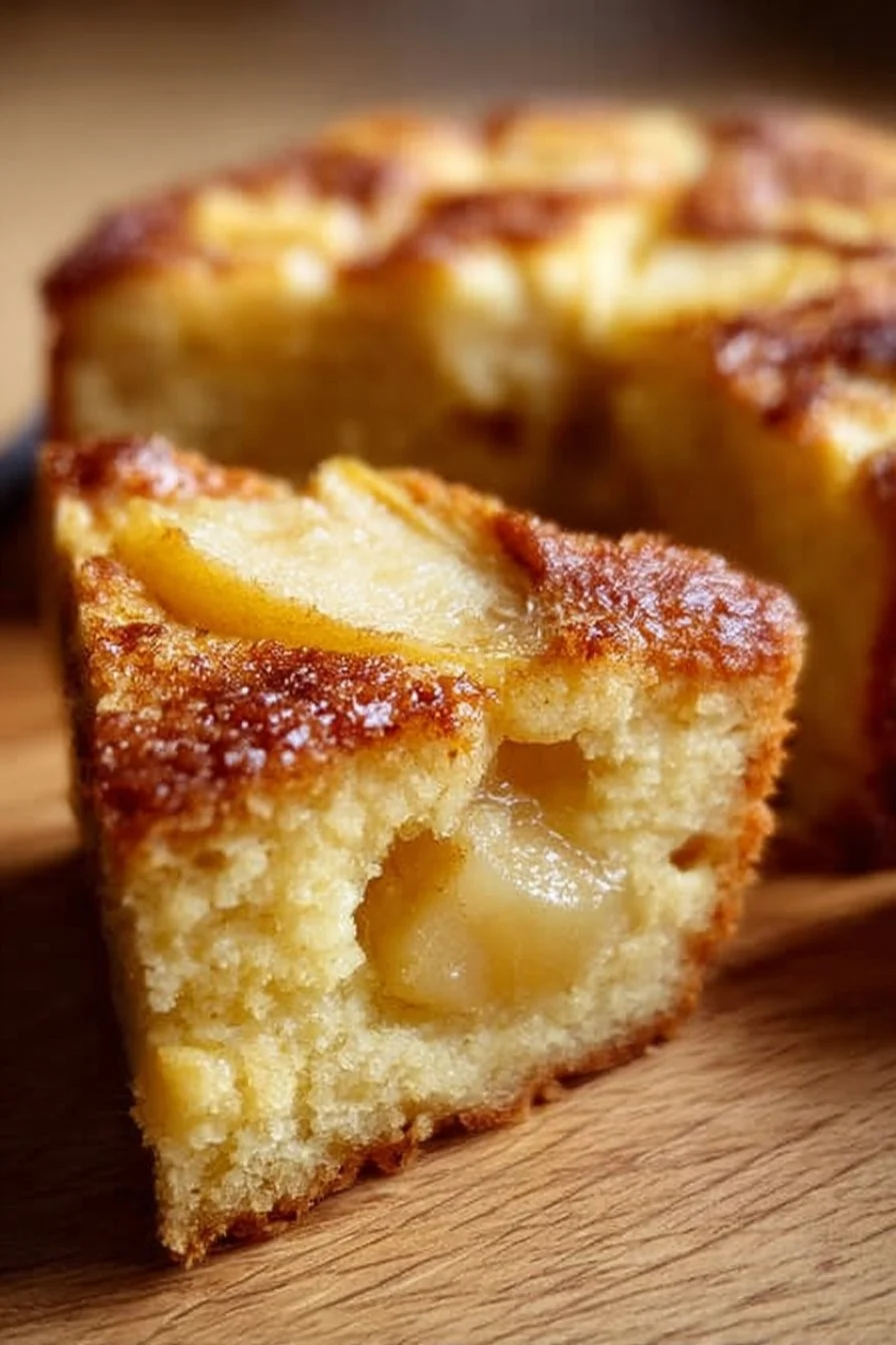 Deliciously Sweet Apple Slices Cake