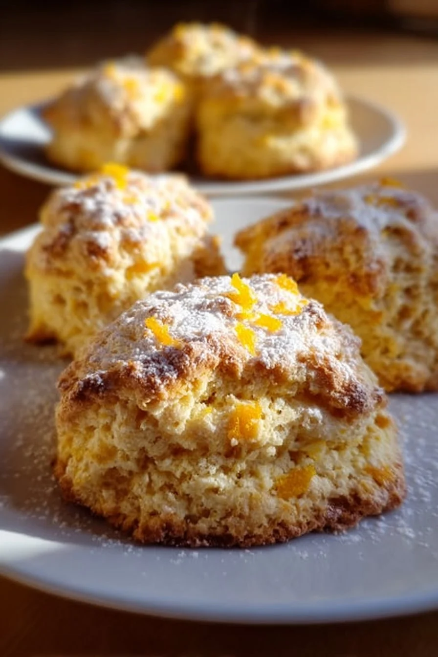 Deliciously Sweet Orange Scone Cookies