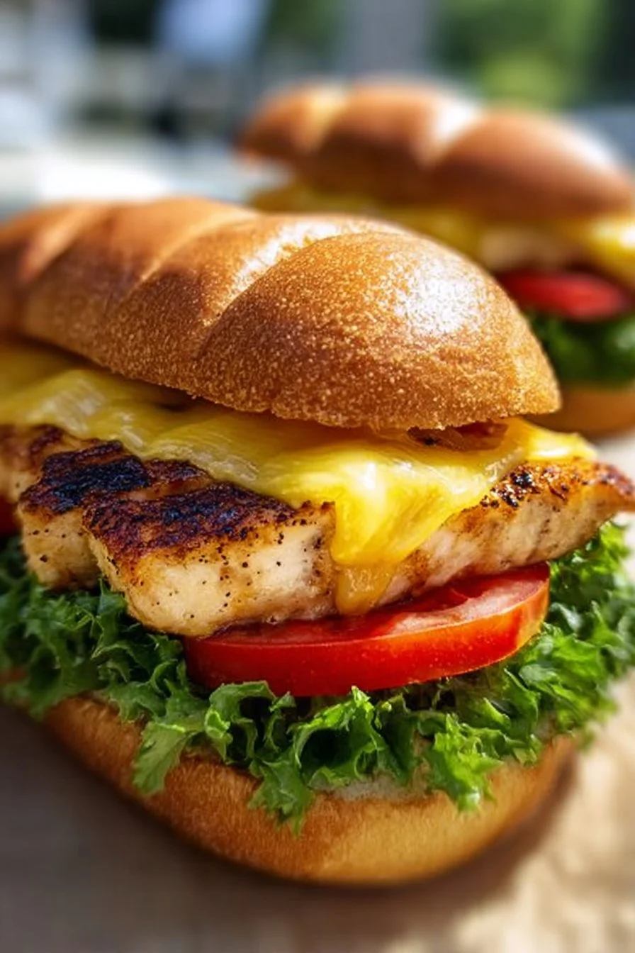 Irresistible Chicken Bird Dog Sandwich loaded with flavors and toppings