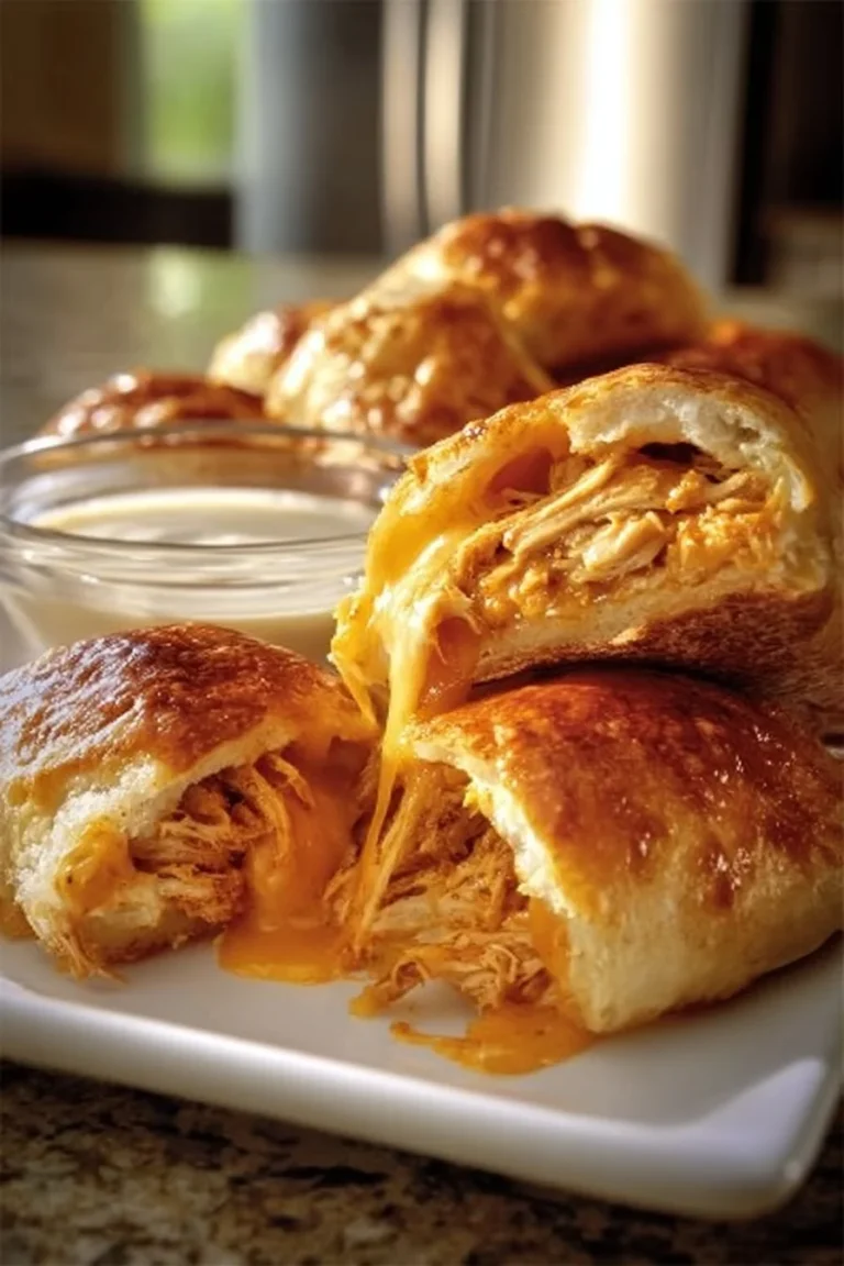 Ultimate Buffalo Chicken Mozzarella Bombs served on a plate